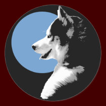 Husky Stickers Siberian Husky Malamute Stickers stickers