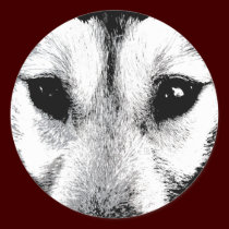 Husky Stickers Siberian Husky Wolf Pup Stickers stickers