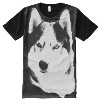 Siberian Husky T-shirts & Shirt Designs 