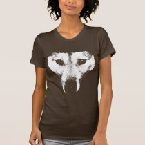 Husky T-Shirt Women's Husky Wolf Art Tee Dog Shirt t-shirts