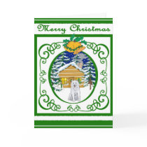Husky Vintage Christmas cards by freespiritdesigns Husky Vintage Christmas cards