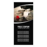 Husky with Red Rose Rack Card rack cards