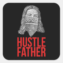 hustle, funny, jesus, humor, urban, graffiti, hip hop, swag, money, business, gang, street art, typography, fun, sticker, Sticker with custom graphic design