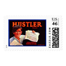 Hustler Brand Bartletts Pears Postage Stamp