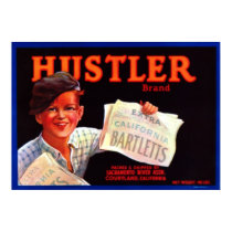 Hustler Brand Bartletts Pears posters