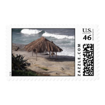 Hut On Beach postage