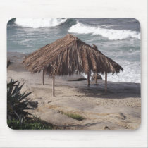Hut On the Beach mousepads