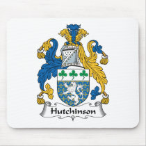 Hutchinson Family Crest mousepads by coatsofarms Hutchinson Family Crest mousepads