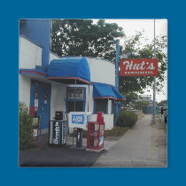 Huts Hamburgers Magnet magnets