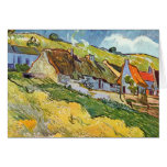 Huts in Auvers by Vincent van Gogh Greeting Card