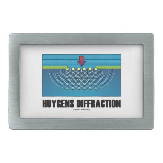 Huygens Diffraction (Wave Theory) Belt Buckles