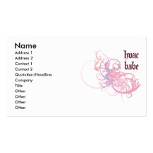 HVAC Babe Business Card