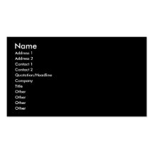 HVAC Business Card