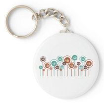HVAC Daisies Key Chains