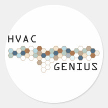 HVAC Genius Sticker