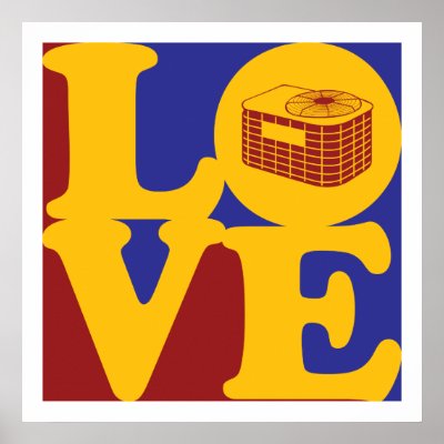 HVAC Love Print by sciencewillprevail