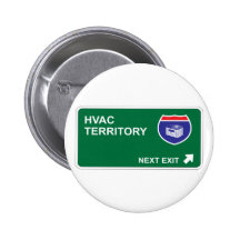 HVAC Next Exit Pinback Button