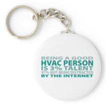 HVAC Person 3% Talent Key Chains