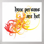 HVAC Persons Are Hot posters