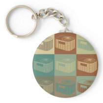 HVAC Pop Art Keychains