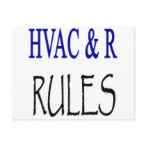 HVAC & R Rules postcards by Supernova23 HVAC & R Rules postcards