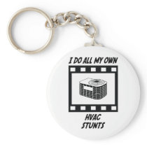 HVAC Stunts Keychain