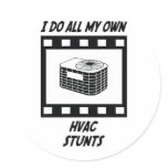 HVAC Stunts stickers