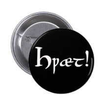 Hwæt! Beowulf Old English Button