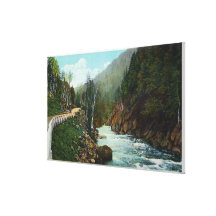 Hwy View of Ausable River near Wilmington Gallery Wrapped Canvas