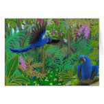 Hyacinth Macaw Jungle Card