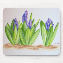 Hyacinth mousepad original art