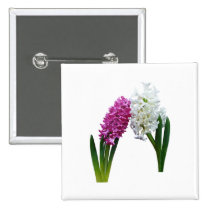 Hyacinths In Love buttons