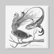"Hybird" Fridge Magnet