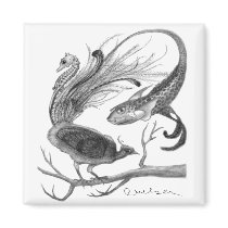 "Hybird" Fridge Magnet by ChelseaKerwath "Hybird" Fridge Magnet