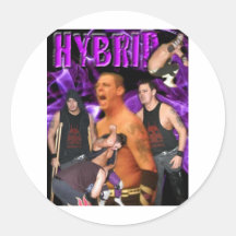 Hybrid Black Girl Shirt Stickers