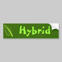 Hybrid bumper stickers