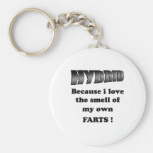 hybrid - i love the smell of my own farts key chains