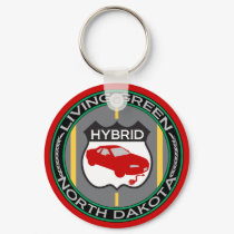 Hybrid North Dakota schlüsselanhängern