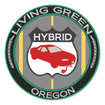 Hybrid Oregon stickers