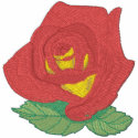 Hybrid Tea- Forty Niner Rose embroidered shirts by ZazzleEmbroidery Hybrid Tea- Forty Niner Rose embroidered shirts