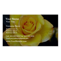 Hybrid Tea Rose  flowers Business Cards