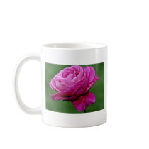 Hybrid Tea Rose 'Heirloom' White flowers Coffee Mugs