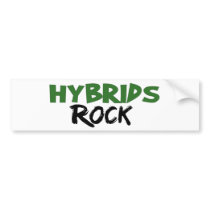 Hybrids Rock bumper stickers