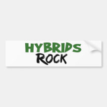 Hybrids Rock Bumper Sticker