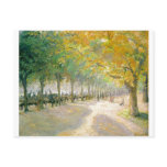 Hyde Park Camille Pissarro 1890 tree autumn fall Post Cards