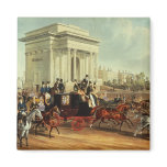 Hyde Park Corner, after James Pollard Refrigerator Magnet