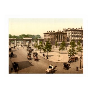 Hyde Park Corner, London U.K., antique England print