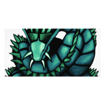 Hydra Dragon Custom Photo Card