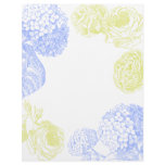 Hydrangea and Roses Wedding Stationery Customized Letterhead