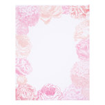 Hydrangea and Roses Wedding Stationery Letterhead